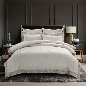 Комплект постельного белья Евро, жаккард 591N-4